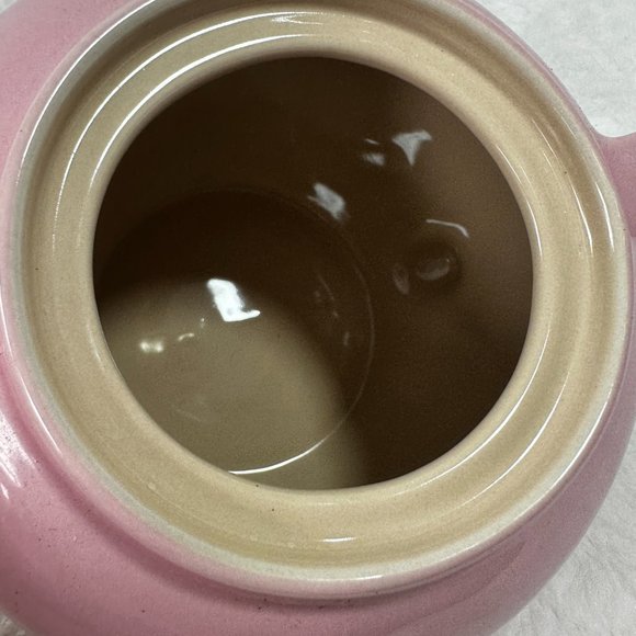 Le Creuset Classic Stoneware Teapot Chiffon HTF Pink Collectible color - Picture 6 of 12